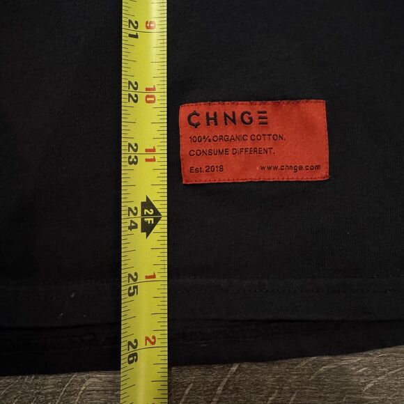 CHNGE UO Anti Racism Shirt Urban Outfitters SZ Medium Black Long Sleeve Graphic - Picture 7 of 10